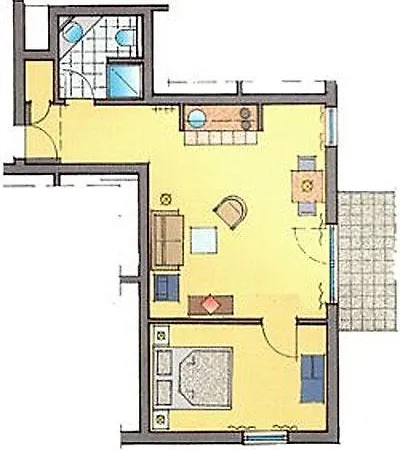 アパート Apartmenthaus Ostseewelle 13 *